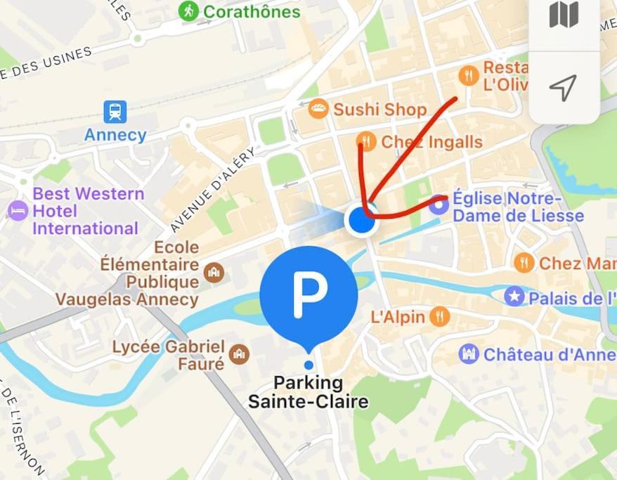 Apartmán La Petite Venise Des Alpes, Ultra Centre 1 A 5 Pers Annecy Exteriér fotografie